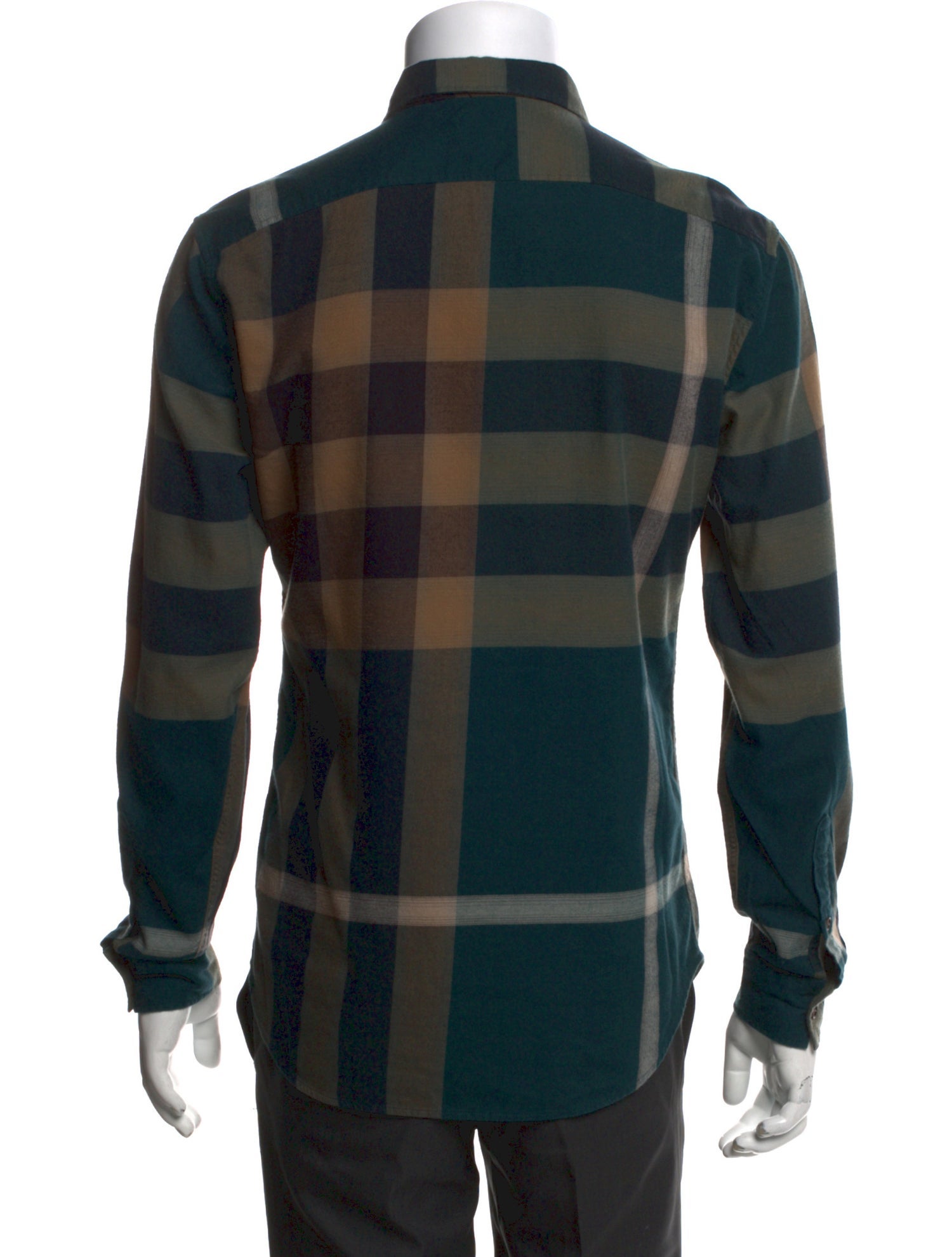 Burberry Brit Exploded Check Pattern Long Sleeve Shirt